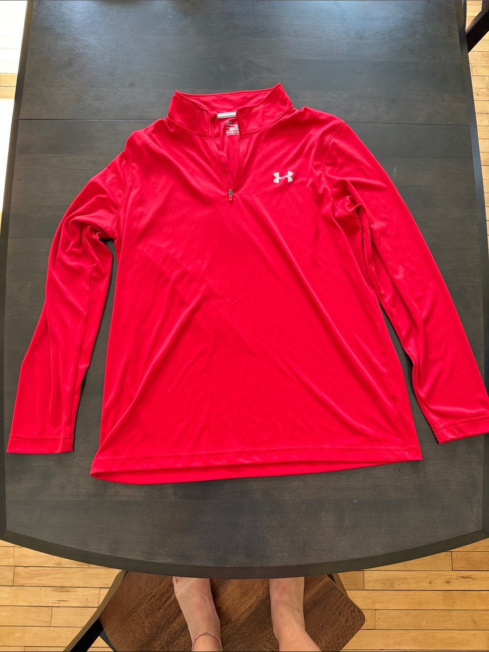 Under Armour Men's Red Quarter-Zip Performance Pullover